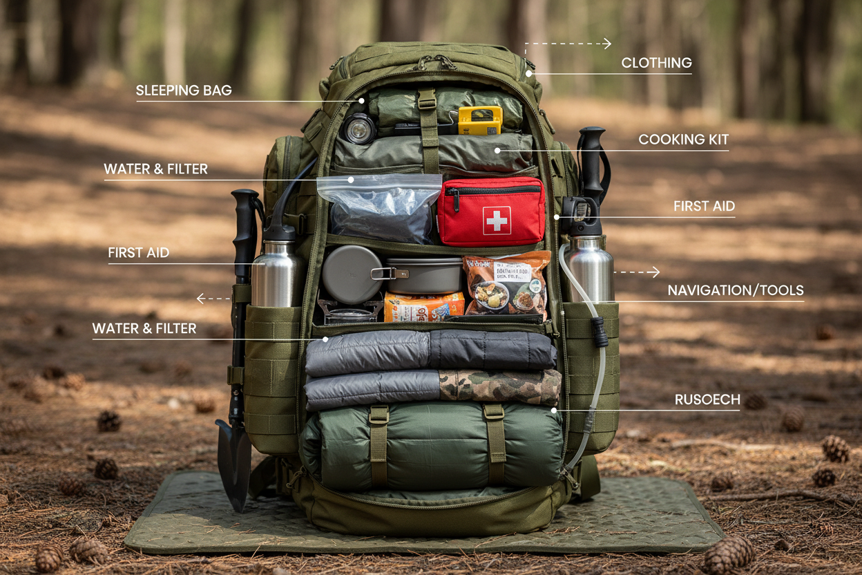 Rucksack packen wie ein Profi: Die perfekte Ausrüstung für jedes Outdoor‑Abenteuer