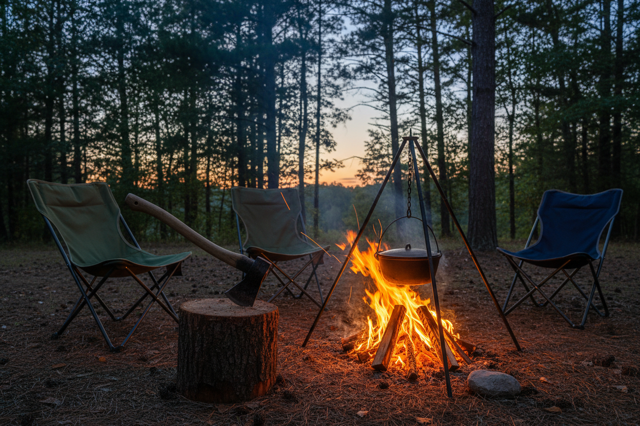 Lagerfeuer-Abend