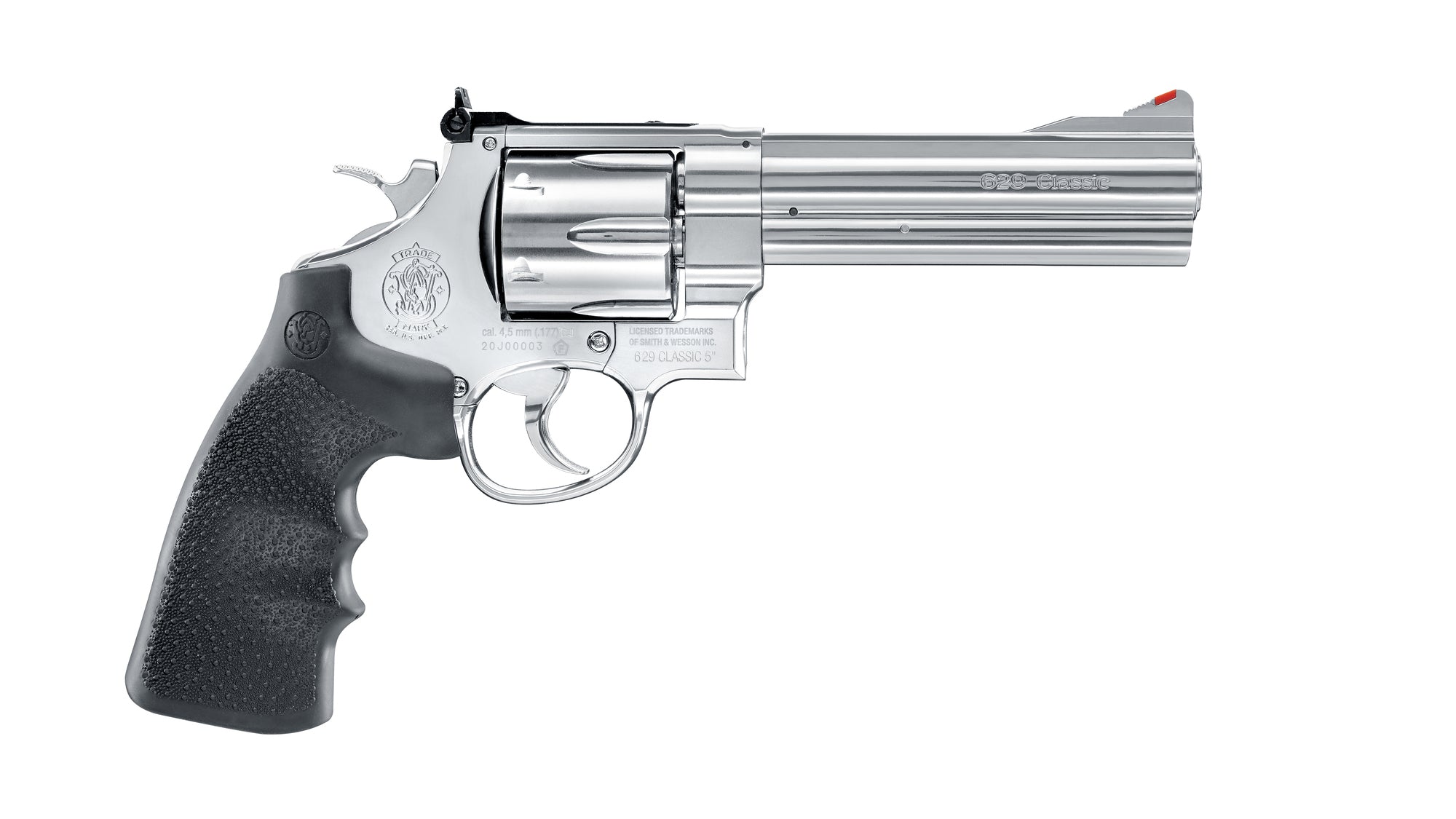 Smith & Wesson 629 Classic 5" & 6.5" 4,5 mm (.177) Diabolo, CO₂, < 3,0 J, Steel-Finish