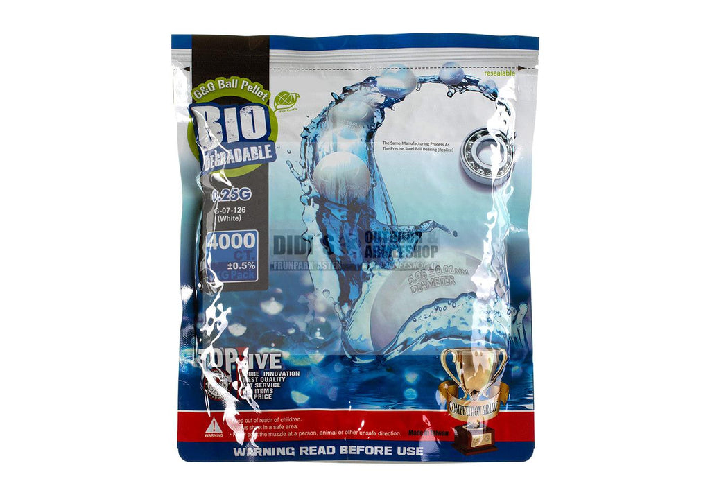 G&G 0.25g Bio BB High Performance 4000rds