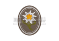 Edelweiss Patch Oval