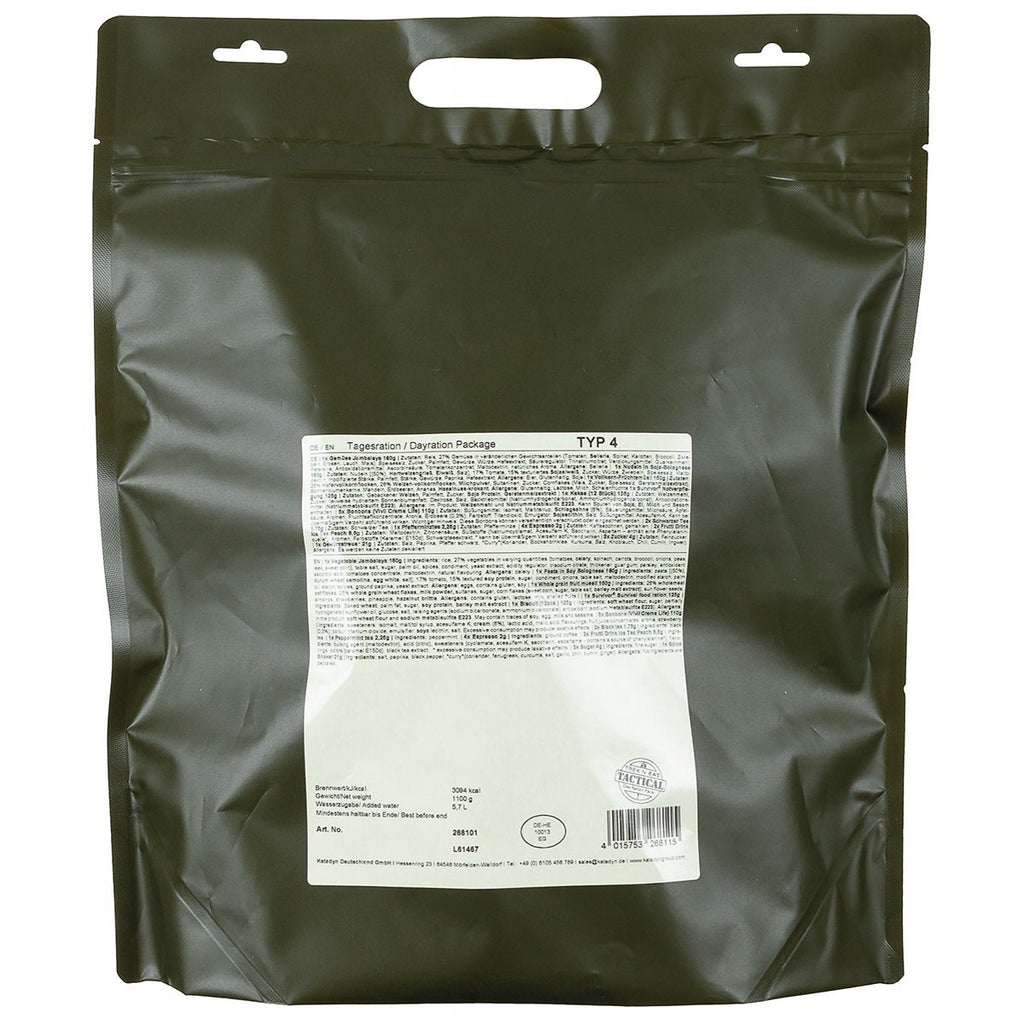 Trek 'n Eat Tagesration Typ IV – vegetarisch, 3094 kcal