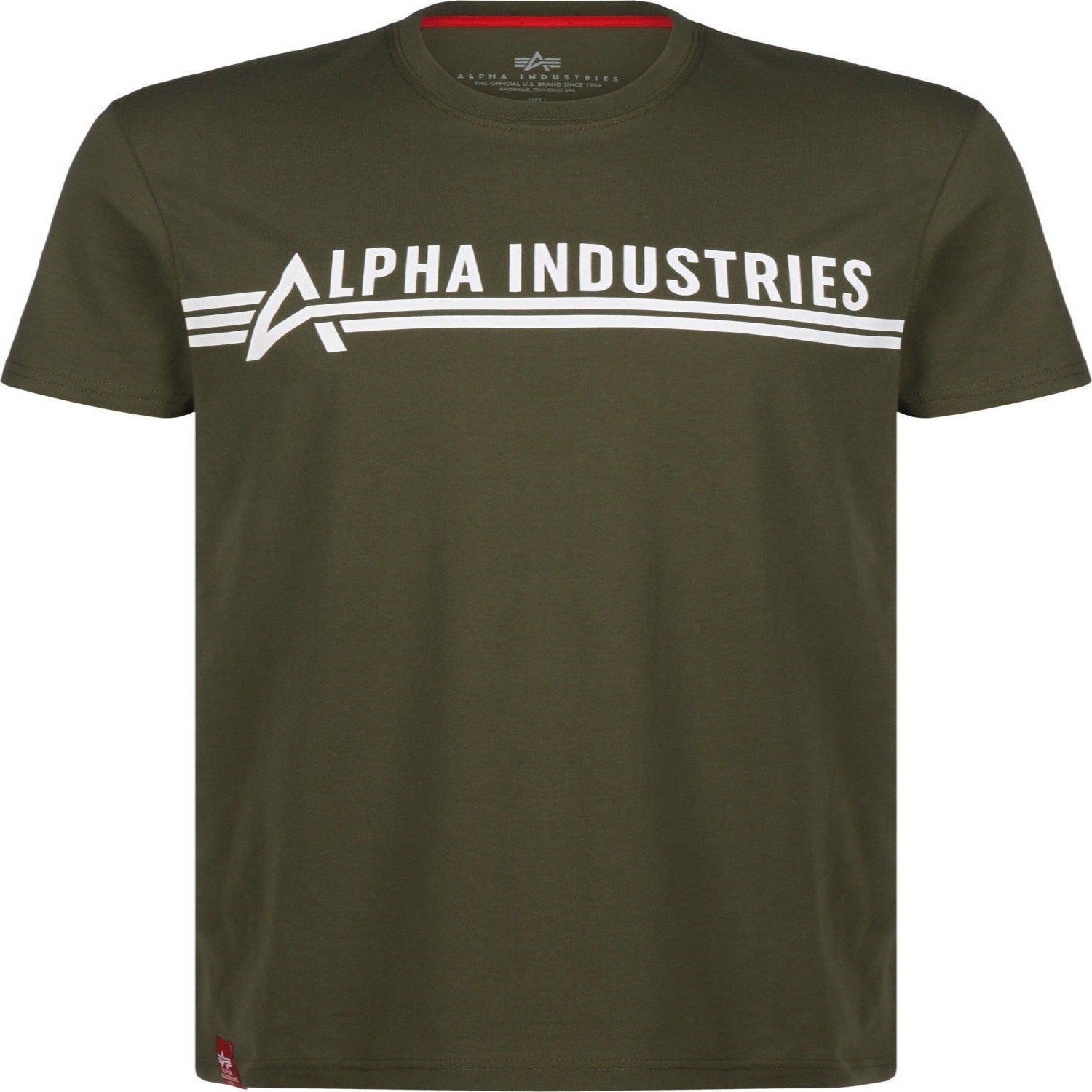 Alpha Industrie T-Shirt T Print dark oliv