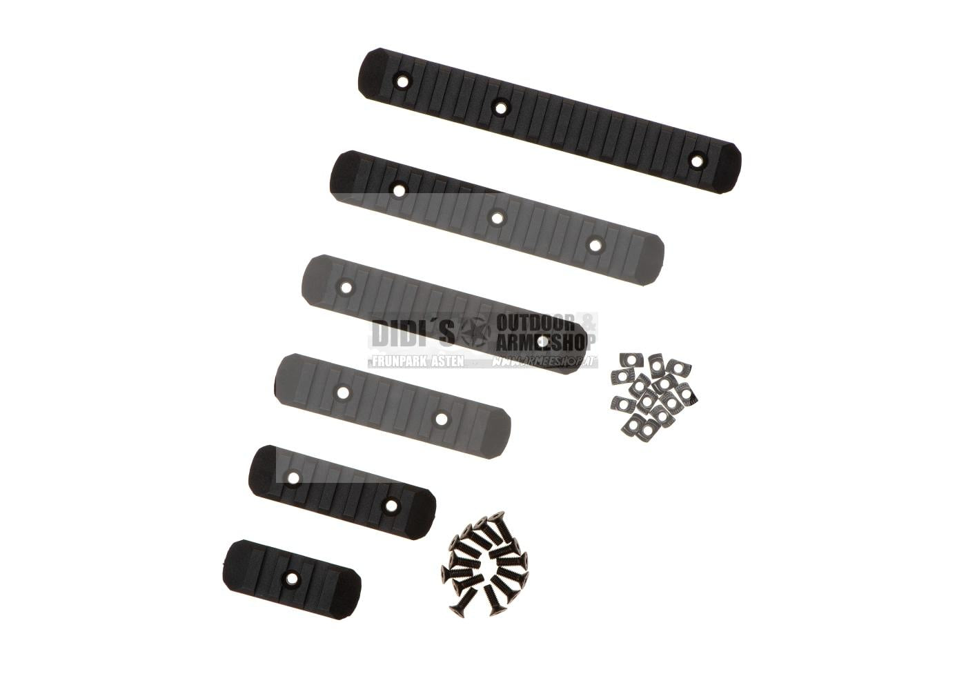 Rail Set 6-pack for Keymod & M-LOK