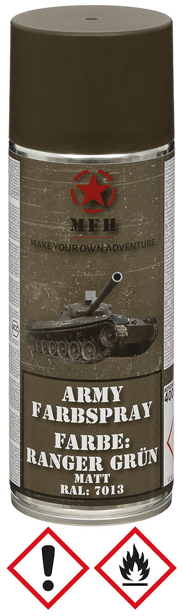 MFH Army Farbspray Matt – Tarnfarbe für Metall, Holz & mehr