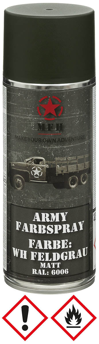 MFH Army Farbspray Matt – Tarnfarbe für Metall, Holz & mehr