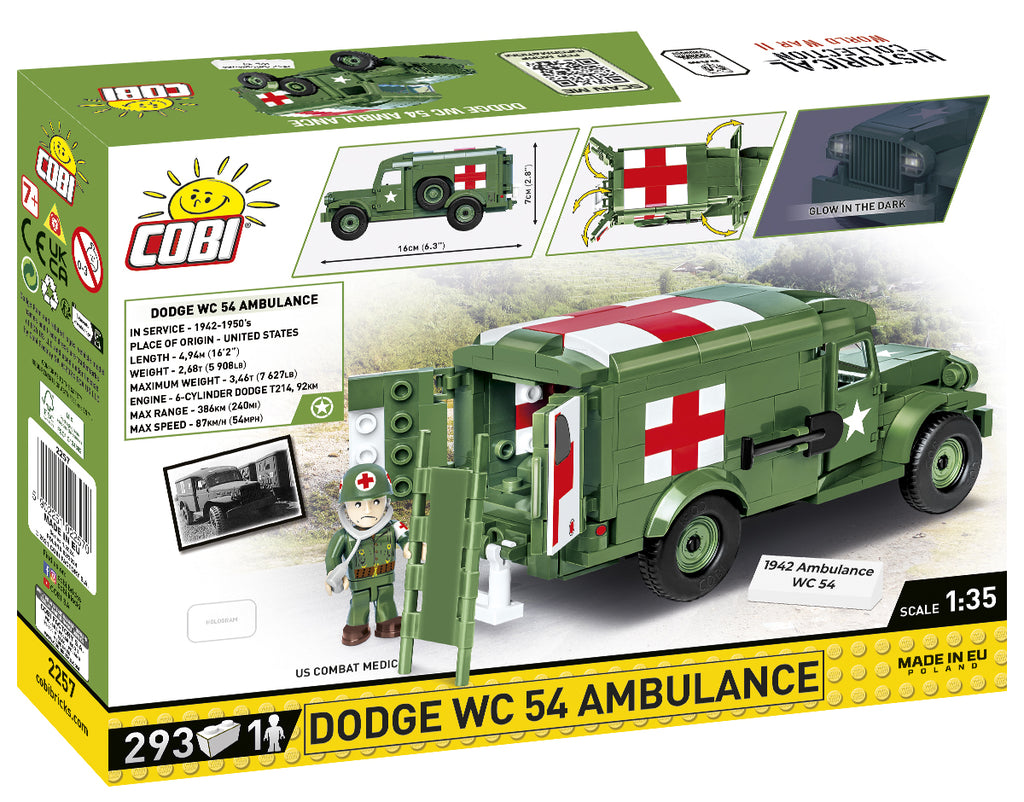 Cobi HISTORICAL COLLECTION WWII - 1942 Ambulance Wc 54