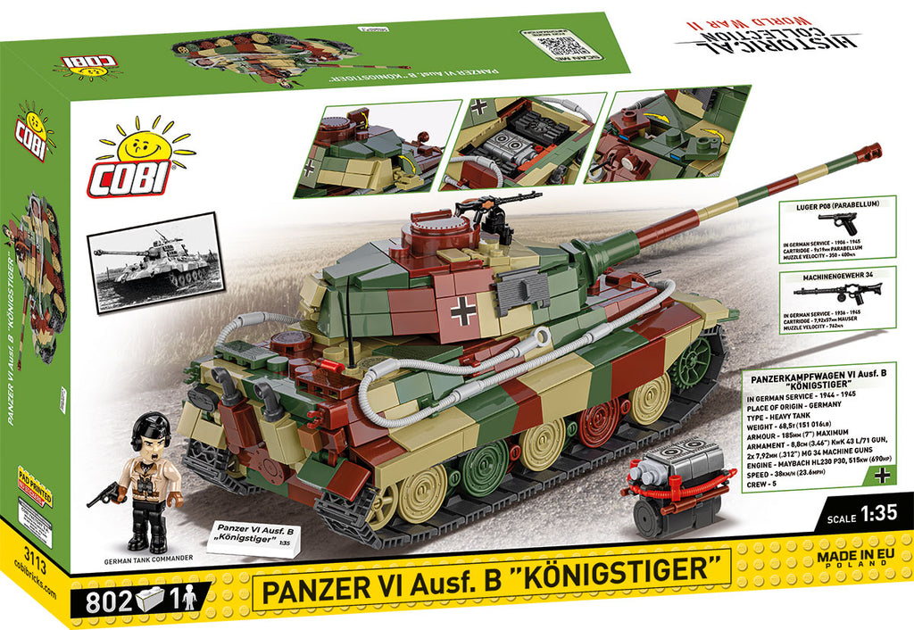 Cobi HISTORICAL COLLECTION WWII - Panzer VI Ausf.B Königstiger