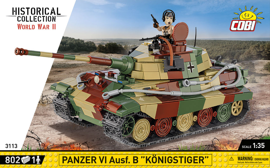 Cobi HISTORICAL COLLECTION WWII - Panzer VI Ausf.B Königstiger