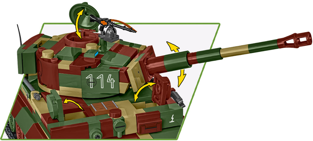 Cobi HISTORICAL COLLECTION WWII - Pz.Kpfw.VI Tiger Ausf.E