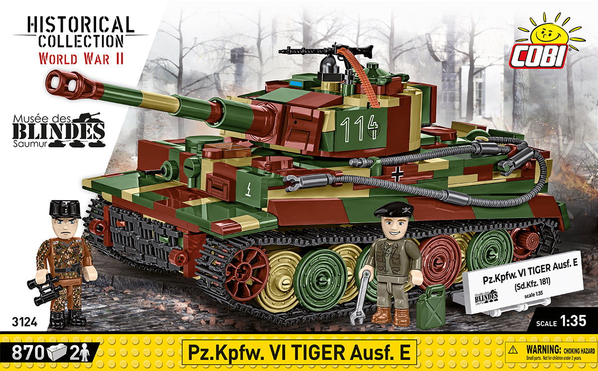 Cobi HISTORICAL COLLECTION WWII - Pz.Kpfw.VI Tiger Ausf.E