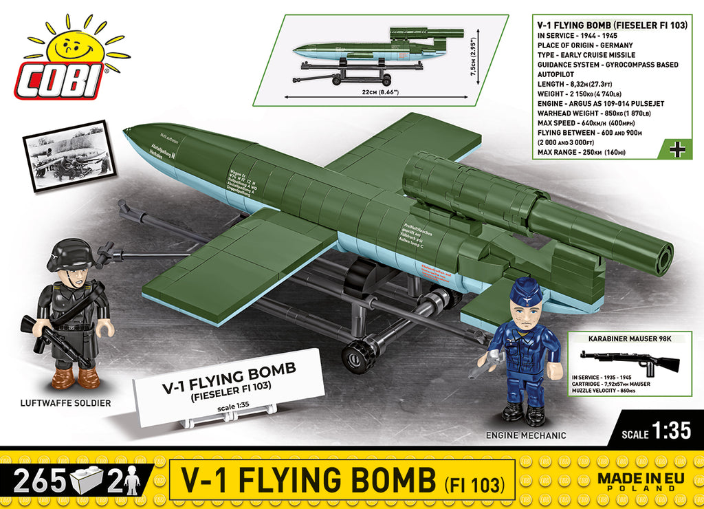 Cobi HISTORICAL COLLECTION WWII - V1 Flying Bomb