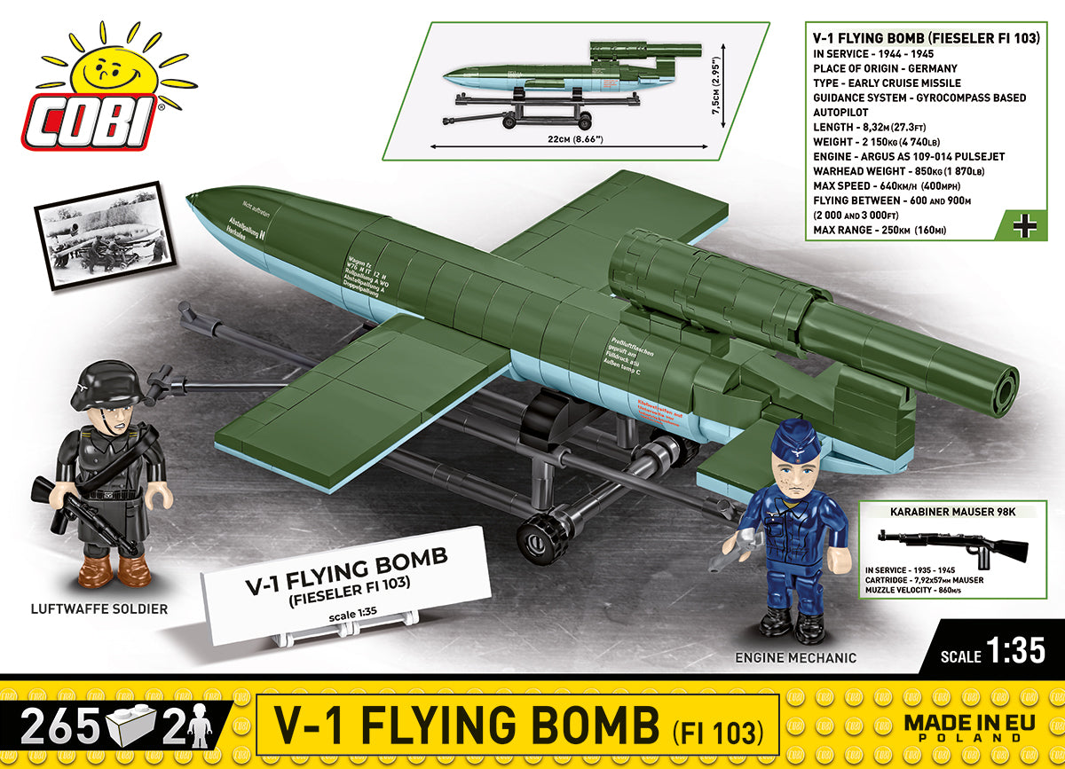 Cobi HISTORICAL COLLECTION WWII - V1 Flying Bomb