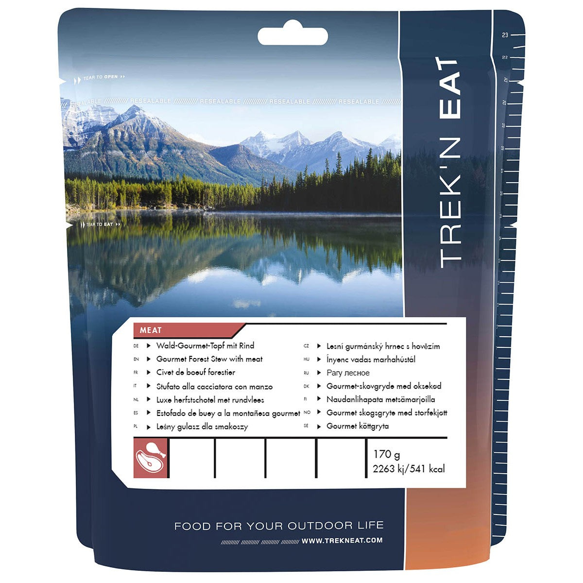 Trek'n Eat Wald-Gourmet-Topf mit Rind – Outdoor-Nahrung