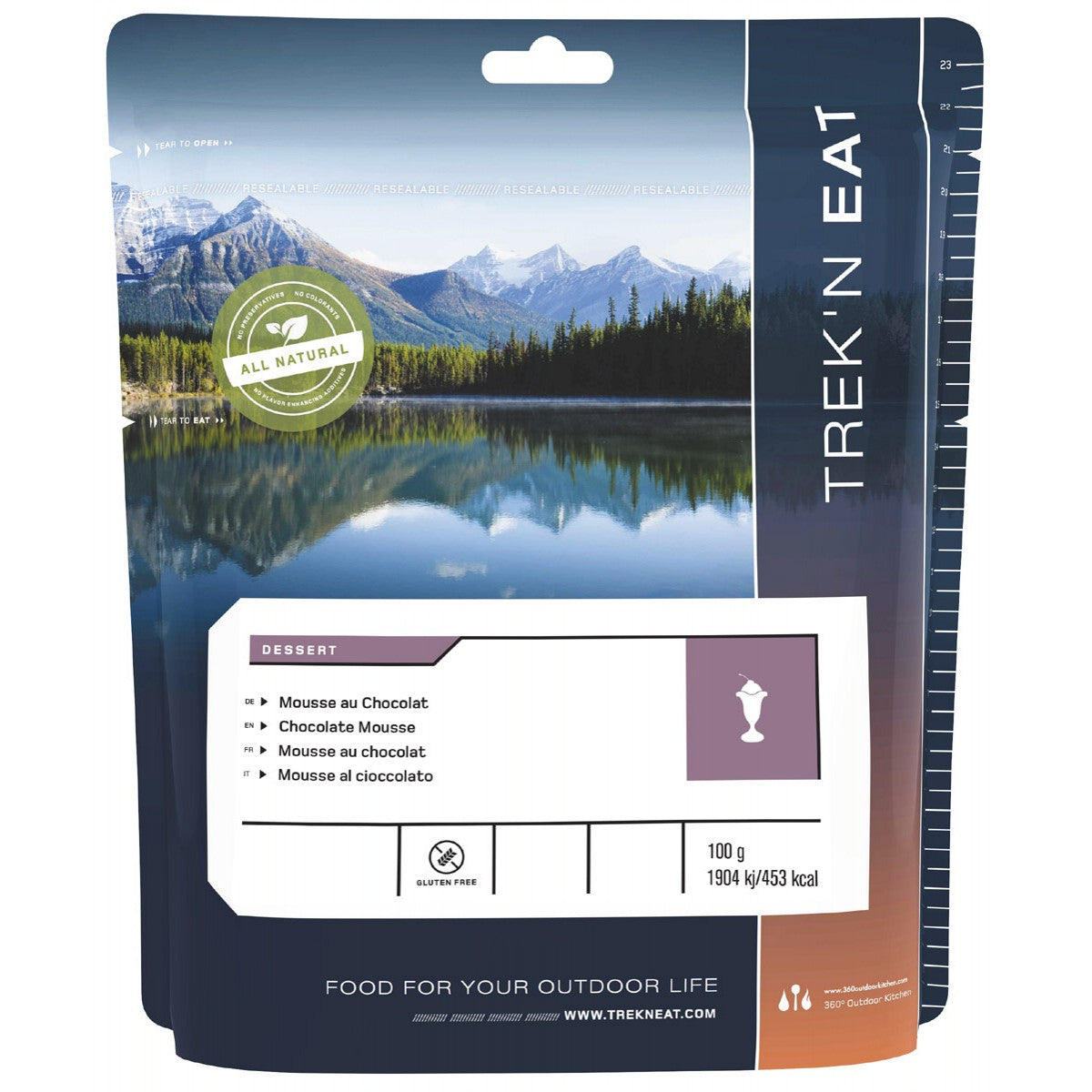 Trek'n Eat Mousse au Chocolat - Outdoor Dessert 100 g
