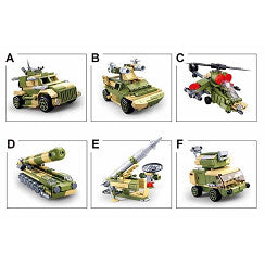 Sluban Launching Vehicle M38-B0758 Armee-Bausatz