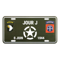 Nummernschild Jour J 6 juin 1944