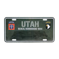Nummernschild Utah Beach Normandie 1944