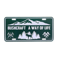 Nummernschild Bushcraft