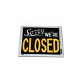 Plastik Platte groß Sorry We're Closed