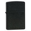 Feuerzeug "Zippo" Black Crackle & oliv Matt