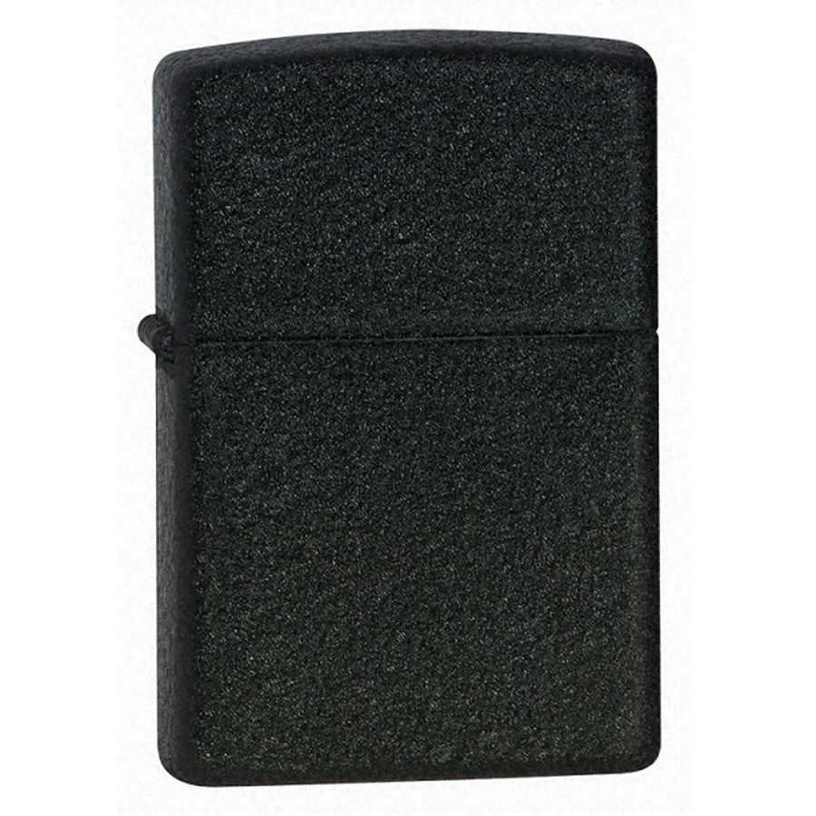 Feuerzeug "Zippo" Black Crackle & oliv Matt