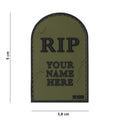 Rubber Patch Emblem 3D PVC RIP grün
