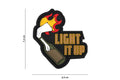 3D PVC Light it up schwarz