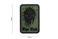 Skull The End Rubber Patch - Div. Farben