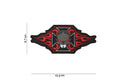 Kreuz Skull Rubber Patch
