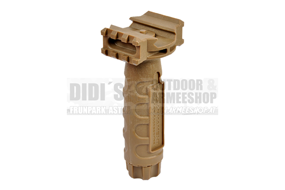 G&G Railed Forward Grip – Vordergriff mit Rail in Schwarz/Desert