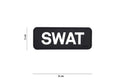 Emblem 3D PVC SWAT schwarz