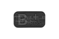 Klettabzeichen, Blutgruppe "B POS", 3D div.Farben