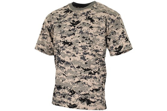 US T-Shirt, halbarm, digital div.Farben