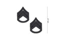 US Rangabzeichen Metall Pin Staff Sergeant
