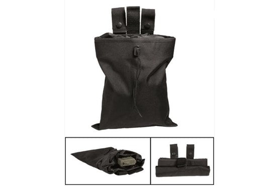 EMPTY SHELL POUCH OLIV / SCHWARZ