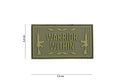 3D PVC Warrior Within grün Rubber Patch