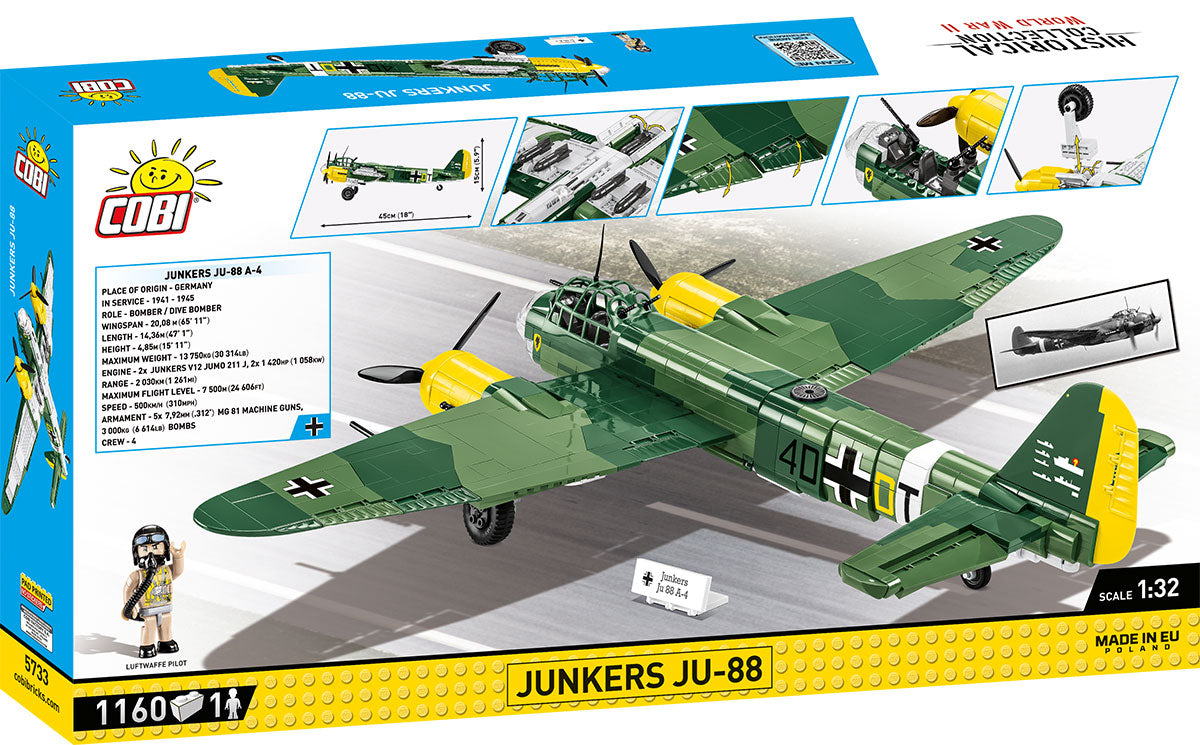 Cobi HISTORICAL COLLECTION WWII - Junkers Ju -88
