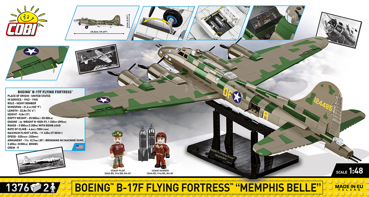 HISTORICAL COLLECTION WWII - Boeing™ B-17F Flying Fortress™ Memphis Belle
