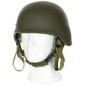 Italienischer Ballistik-Helm "T.P.", oliv, neuwertig