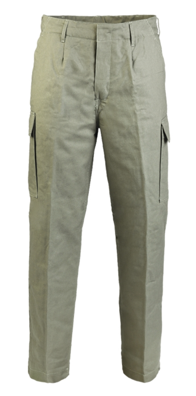 BW Moleskinhose m. Steppfutter oliv