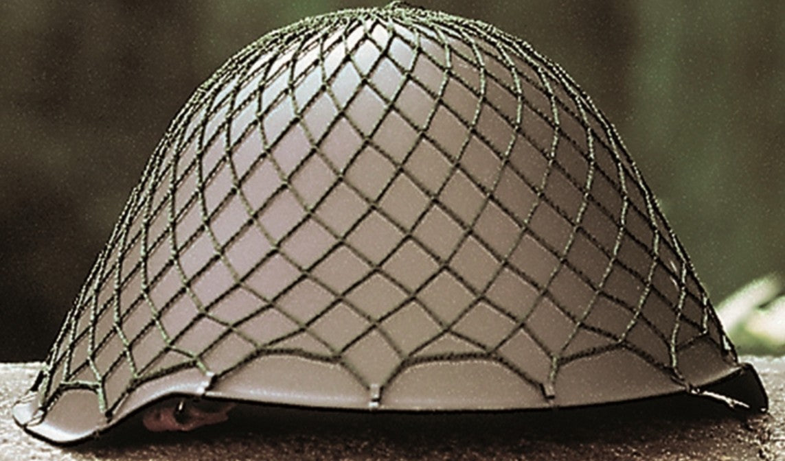 NVA Helm mit Tarnnetz - Original Militär, gebraucht