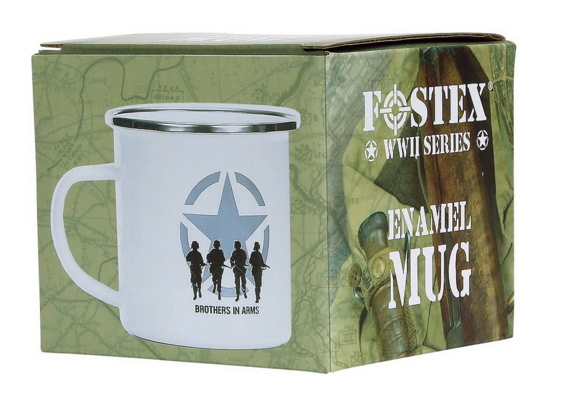 Fostex Emaillebecher Brothers in Arms 300 ml WWII