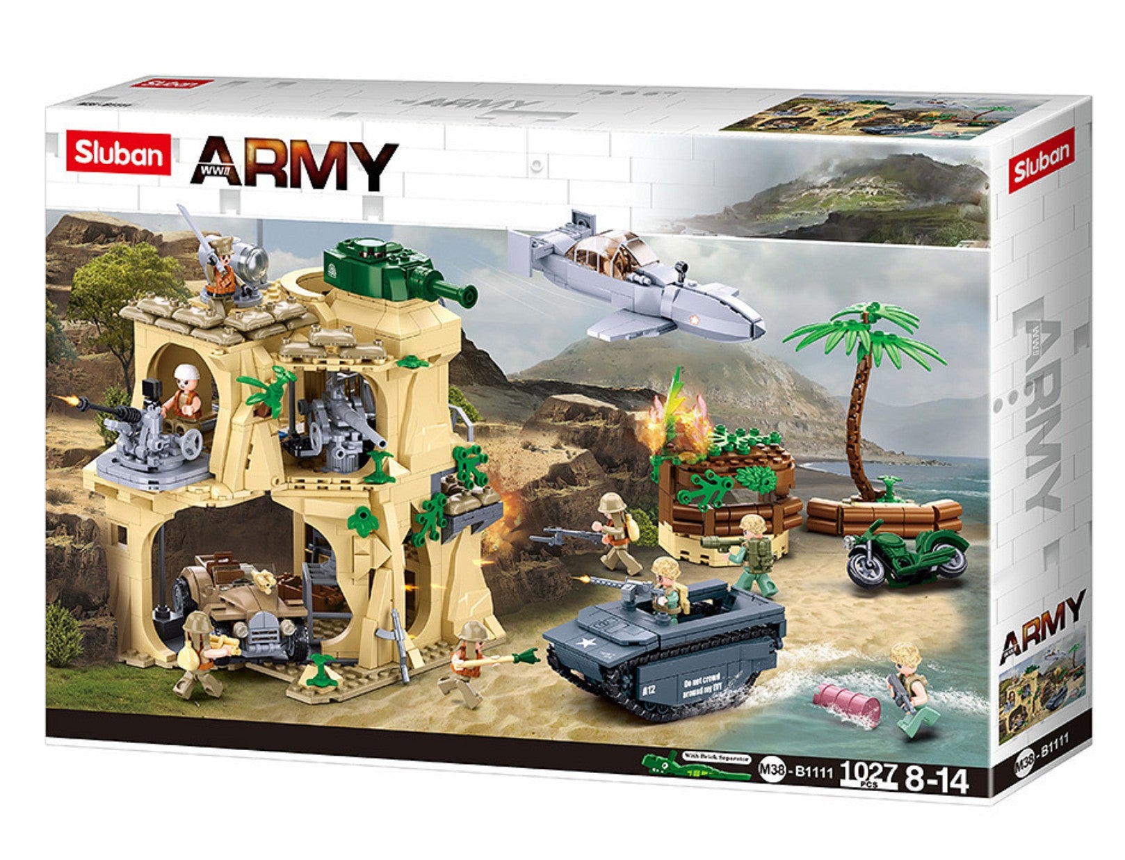 Sluban WWII Battle of Iwo Jima M38-B1111 Bausatz