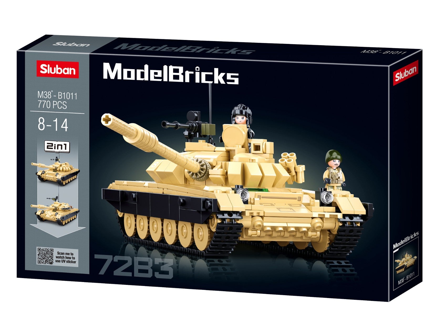 Sluban Kampfpanzer STRV103 M38-B1011 Konstruktionsset