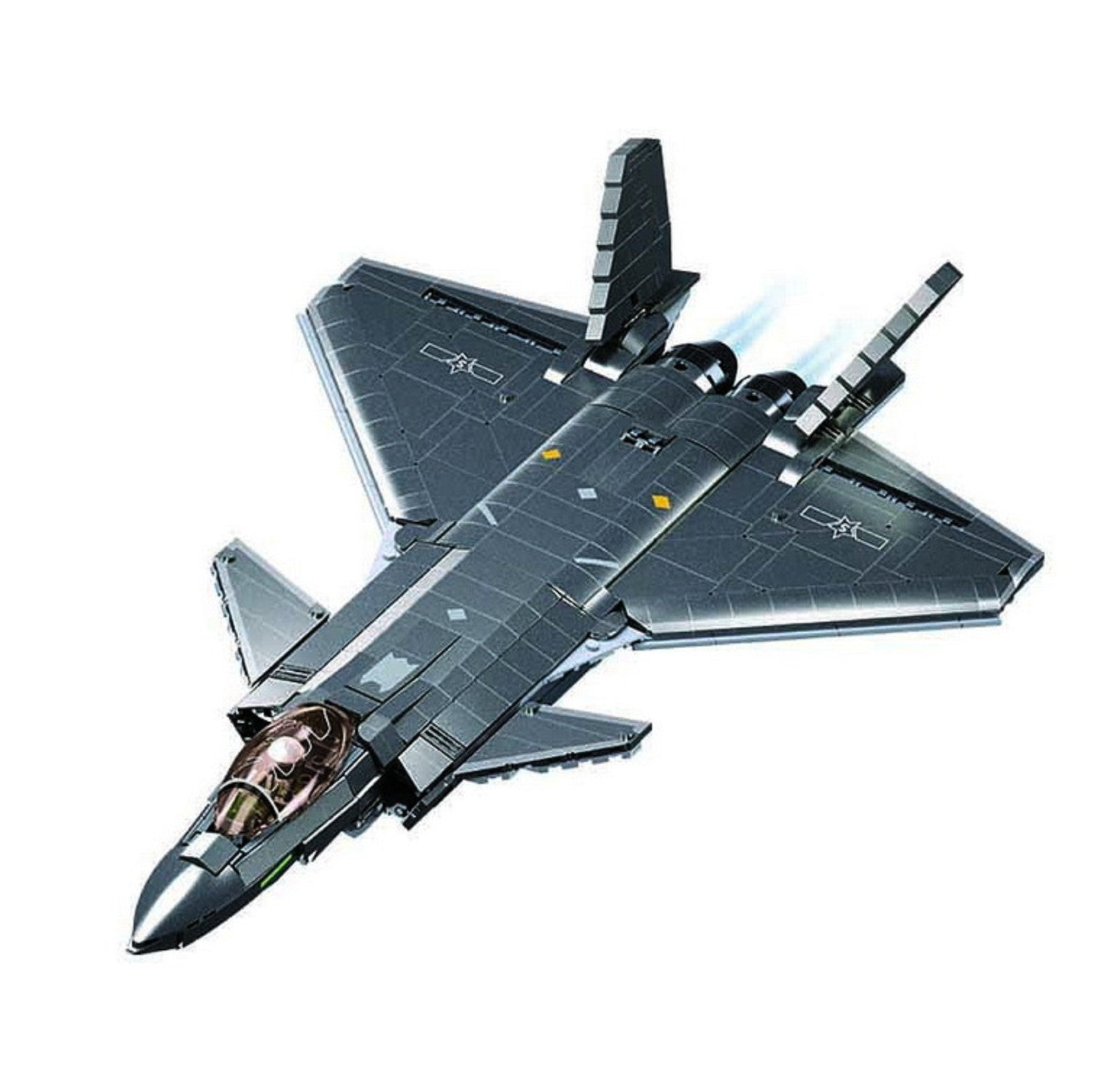 Sluban J20SS Stealth-Flugzeug Metallbeschichtung M38-B1187