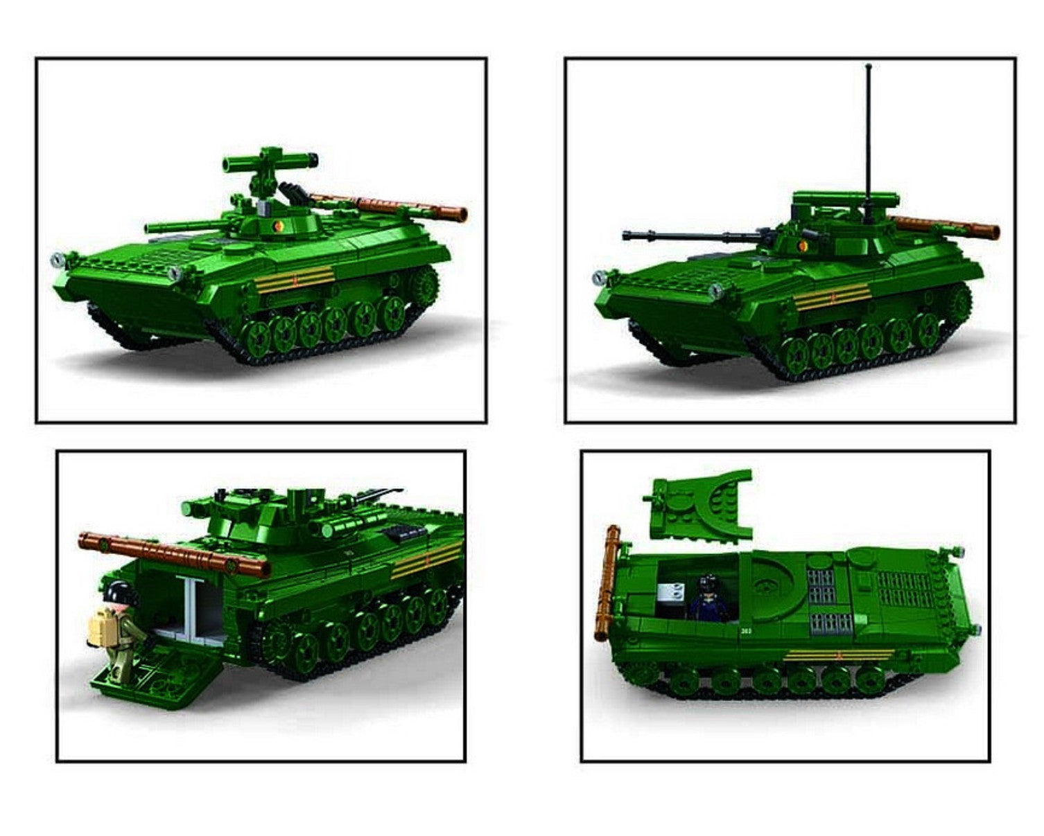 Sluban Infanterie-Kampffahrzeug M38-B1136 Konstruktionsset