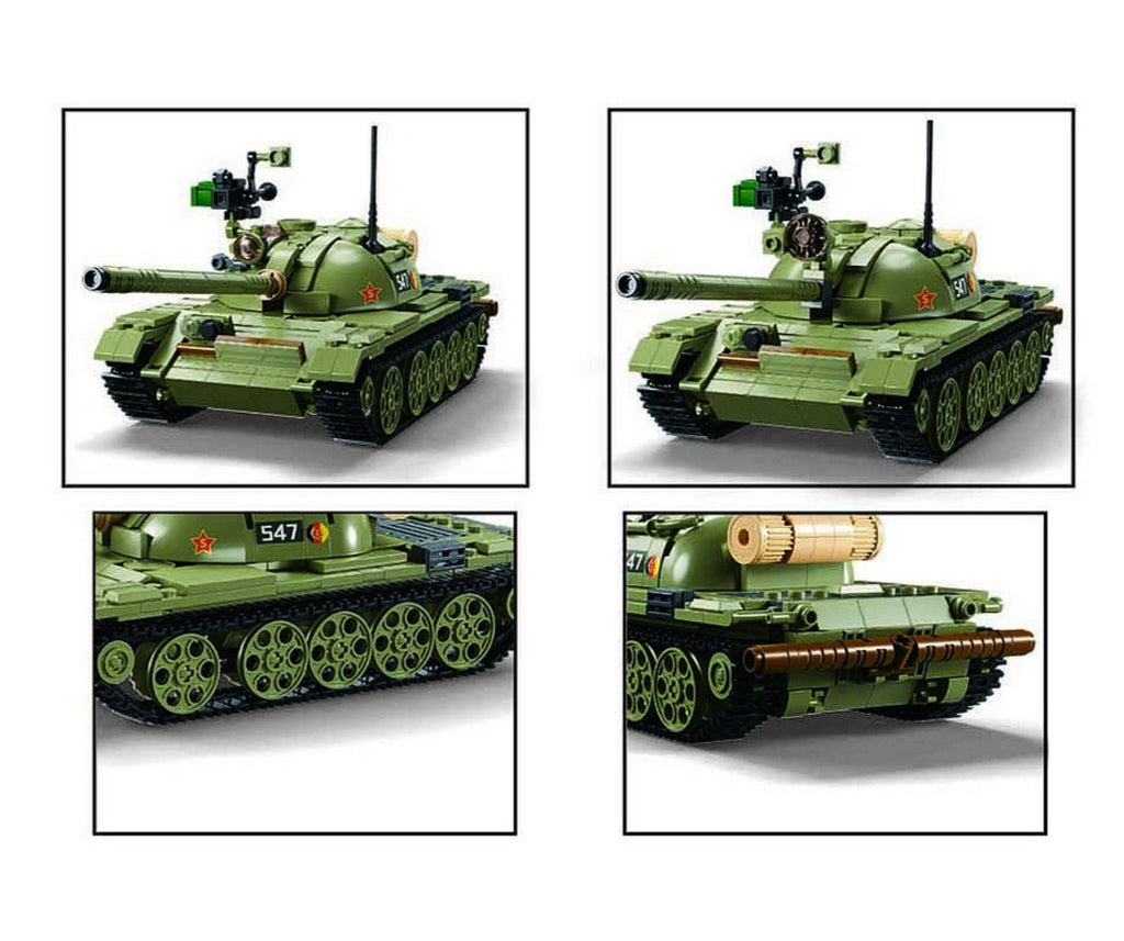 Sluban Panzer T62 (MBT) 3in1 Konstruktionsset M38-B1135