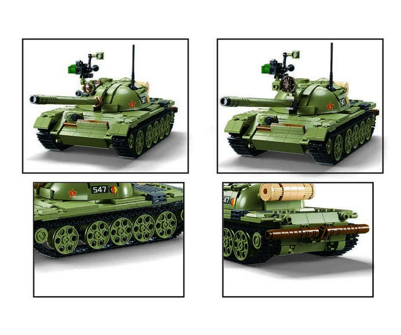 Sluban Panzer T62 (MBT) 3in1 Konstruktionsset M38-B1135