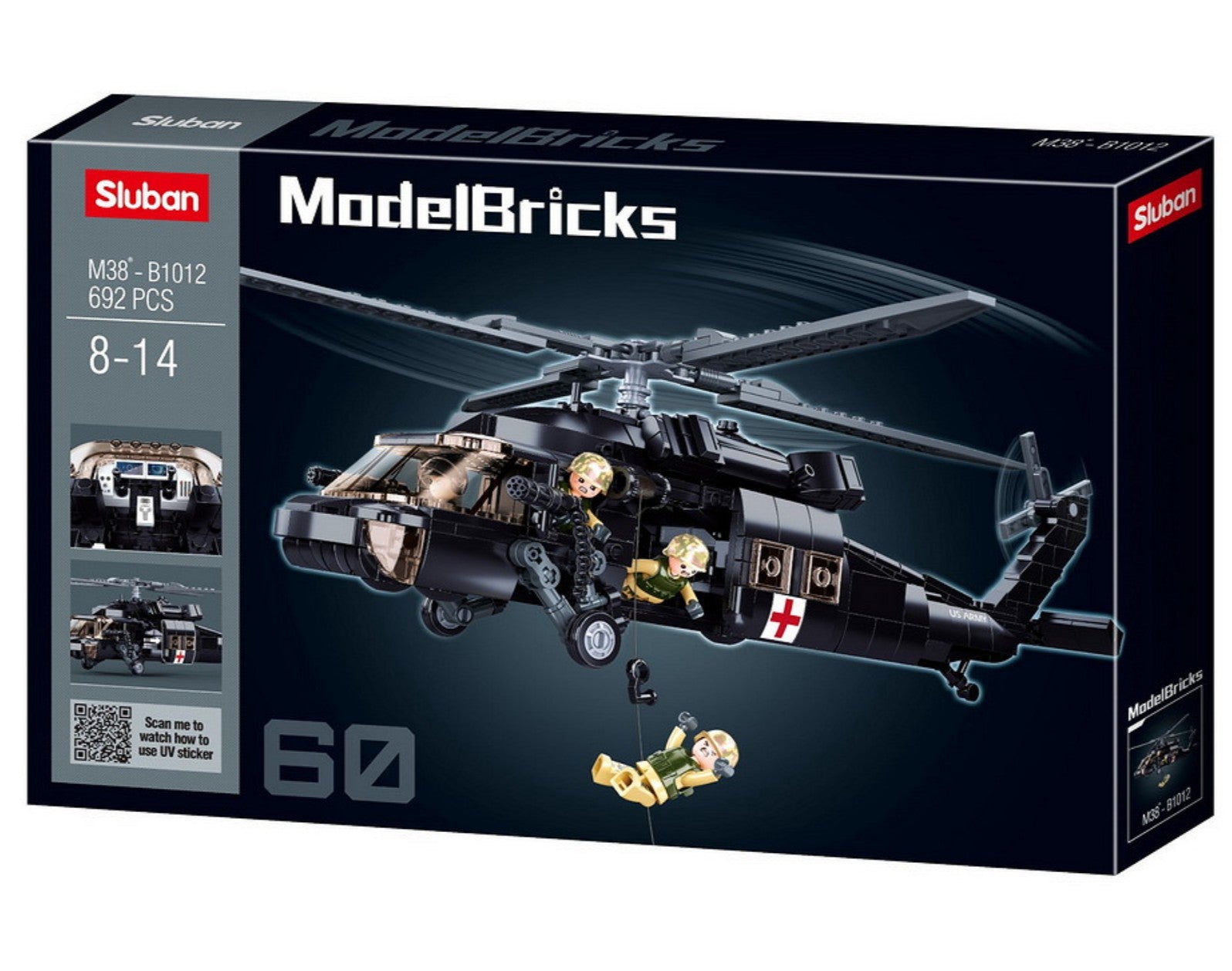 Sluban US-Sanitätshubschrauber der Armee M38-B1012